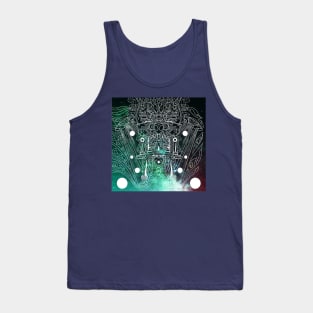 death galaxy alien ecopop Tank Top